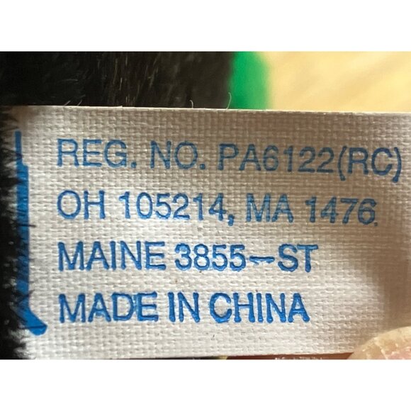 Puffkins Stitch Monster Plush Toy Green Black Tag Collectible1999 Halloween - Picture 11 of 16